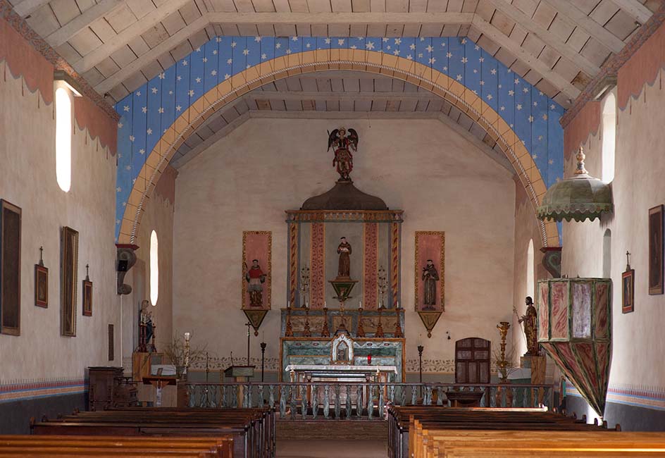 Interior of the San Antonio de Padua Church