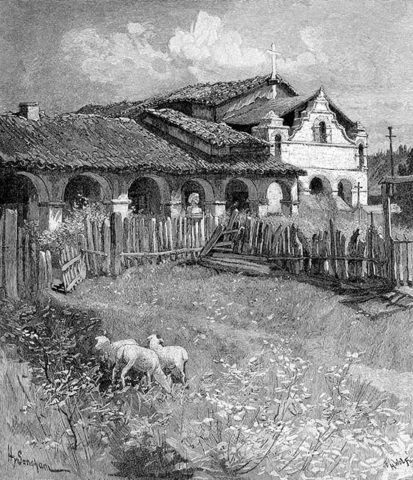 San Antonio de Padua Mission by Henry Sandham