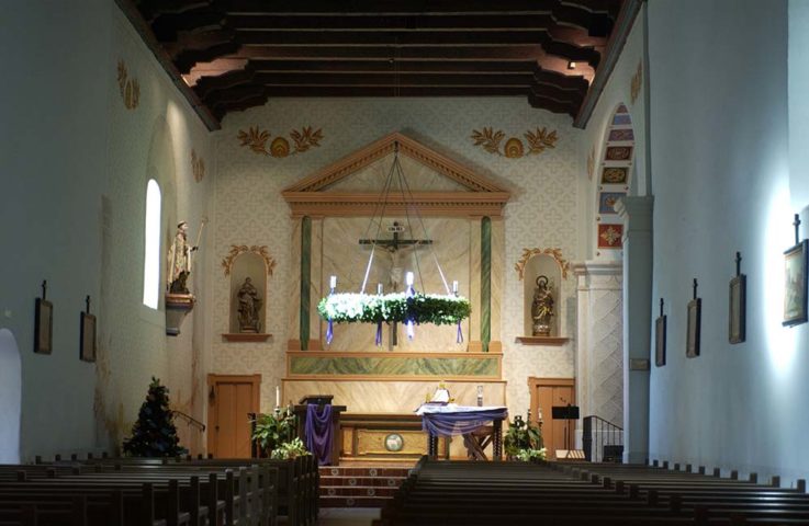 San Luis Obispo Church Interior