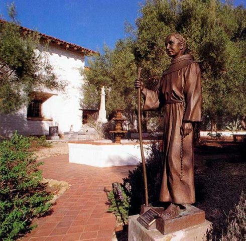 Serra Statue at Mission San José