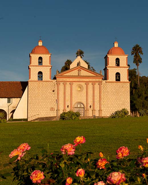 Santa Bárbara Mission in Early Morning