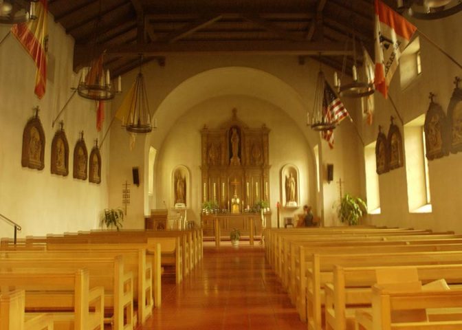 Interior of the Mission Chapel