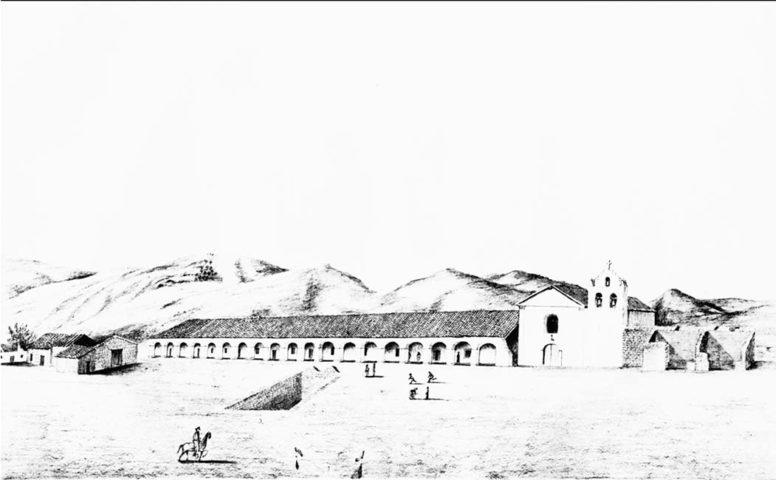 Mission Santa Inés by Henry Miller 1856