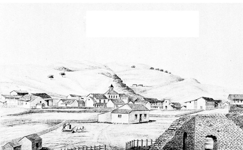 Town of San Juan Bautista by Henry Miller 1856