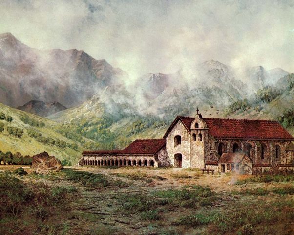 Santa Inés Mission by Edwin Deakin 1899