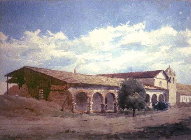 Santa Inés Mission by Jorgensen c. 1933