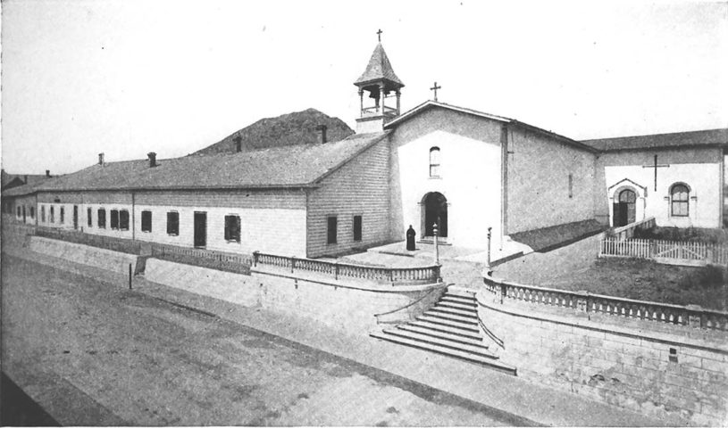 San Luis Obispo Mission Plan and Appearance