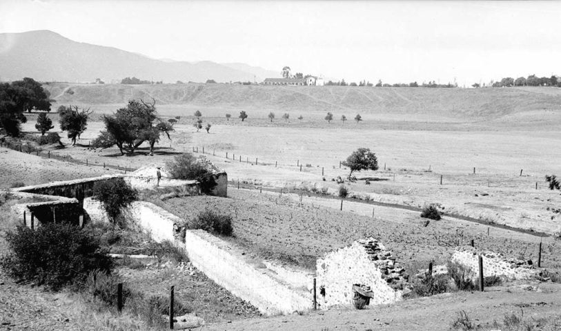 Ruins of Mission Mill in 1936