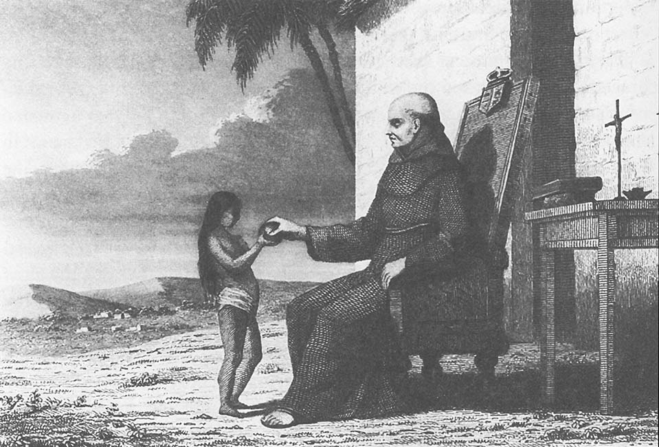 Father Narciso Durán And A Young Neophyte