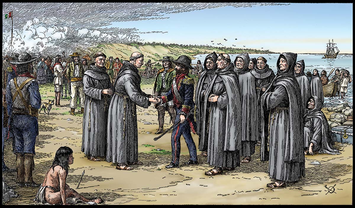 Zacatecan Franciscans Arrive
