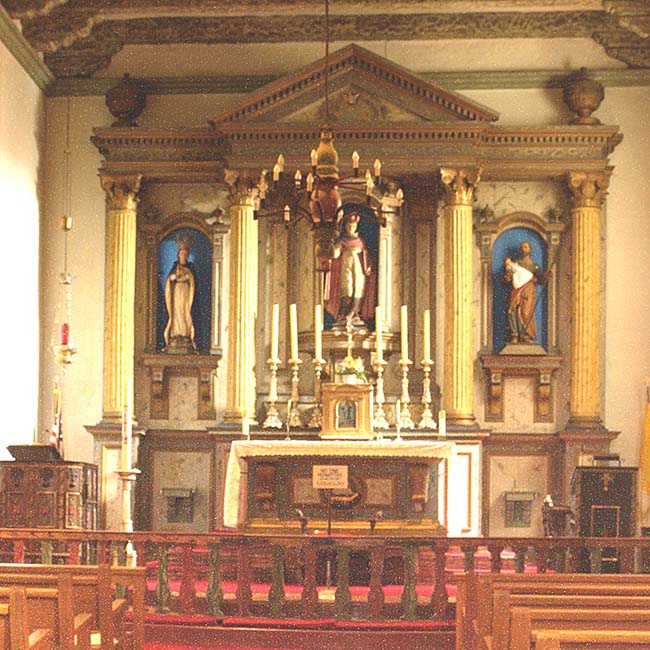 Mission San Buenaventura Main Altar