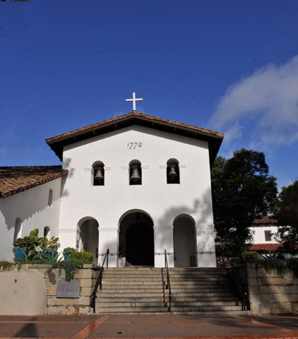 San Luis Obispo View of Church