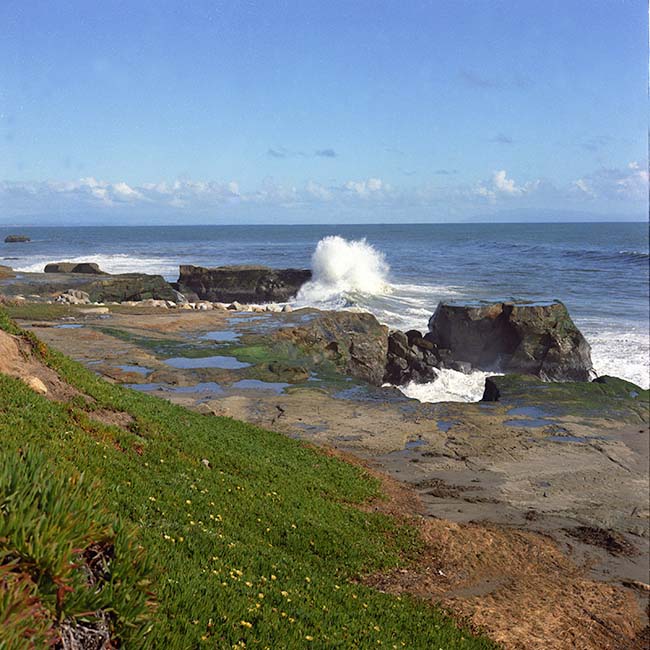 View of the Pacific Ocean Near Santa Cruz