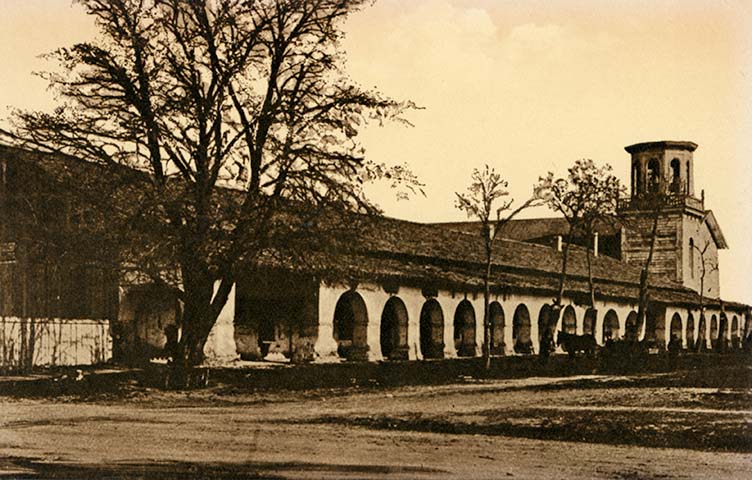 San Juan Bautista as it looked in early decades of 20th century